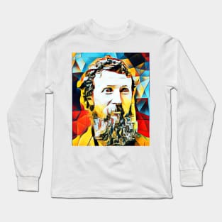 John Muir Abstract Portrait | John Muir Abstract Artwork 15 Long Sleeve T-Shirt